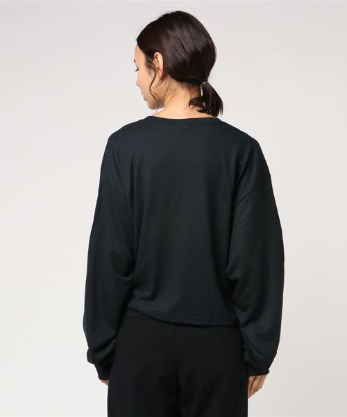 LOWRYS FARM(ローリーズファーム)の「JERZEESリメイクショートT 808661(Tシャツ/カットソー・レディース・ブラック/グレー/オフホワイト/イエロー・FREE)」の6枚目の写真