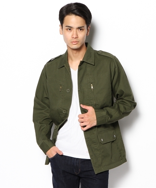 WEGO(ウィゴー)の「WEGO/F-2ジャケット(ミリタリージャケット・メンズ・カーキ/その他1・MEDIUM/LARGE)」の6枚目の写真