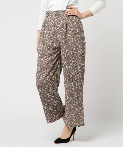 flower（フラワー）の「クラシックフラワーパンツ（その他パンツ・レディース・ブラウン/アイボリー・FREE）」の11枚目の写真