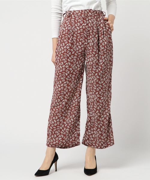flower（フラワー）の「クラシックフラワーパンツ（その他パンツ・レディース・ブラウン/アイボリー・FREE）」の10枚目の写真