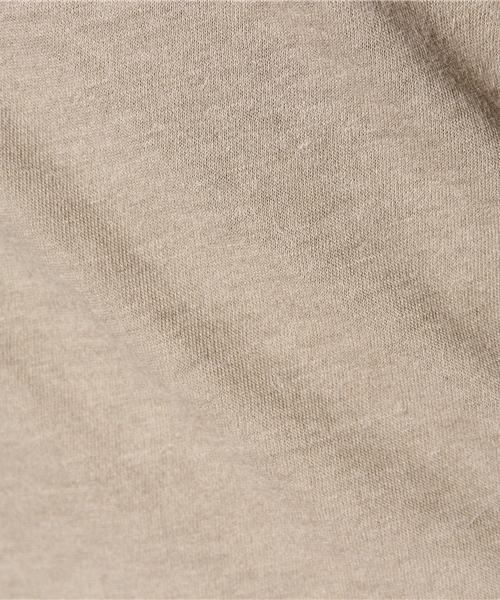 goa（ゴア）の「ベーシック UネックロンT（Tシャツ/カットソー・レディース・アイボリー/ブラック/グレー/カーキブラウン/ベージュ/オレンジ・FREE）」の12枚目の写真