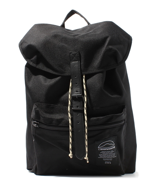coen（コーエン）の「ナイロンデイパック（バックパック/リュック・メンズ・ブラック/オレンジ・フリー）」の2枚目の写真
