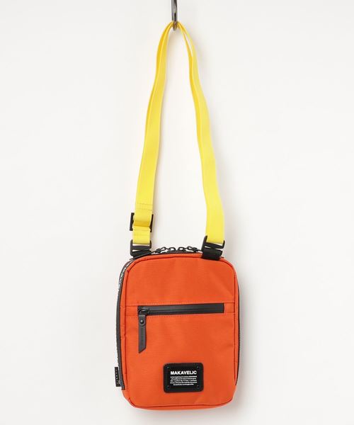 MAKAVELIC（マキャベリック）の「【62】【it】【MAKAVELIC】TRUCKS DUALIS POUCH BAG（ショルダーバッグ・レディース・ブラック/ネイビー/オレンジ・FREE）」の6枚目の写真