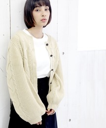 Classical Elf�i�N���V�J���G���t�j�́u20SS ���g���{�^���̃P�[�u���҂݃{�����[���X���[�u�V���[�g��J�[�f�B�K���y�傫���T�C�YXL�܂ŃJ���[�L�x�z�i�J�[�f�B�K���j�v