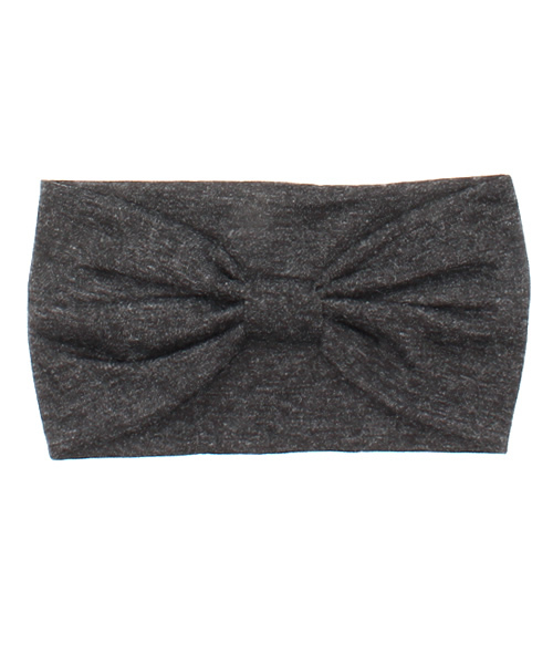 mystic（ミスティック）の「リボンターバン（ヘアバンド・レディース・チャコールグレー/その他/ベージュ/グレー/ミント/ブラウン/ブラック/その他1・ﾌﾘ-）」の2枚目の写真