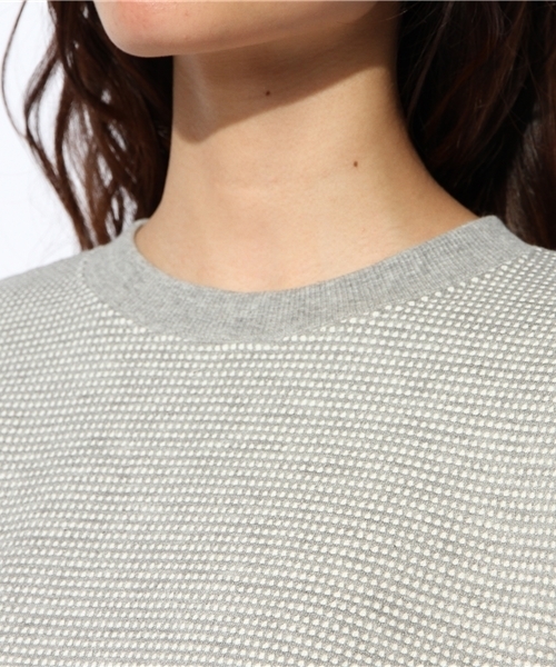 ROSE BUD（ローズバッド）の「LCTT-14103 C/N L/S P/O（スウェット・レディース・イエロー/ネイビー/グレー・ONE SIZE）」の7枚目の写真