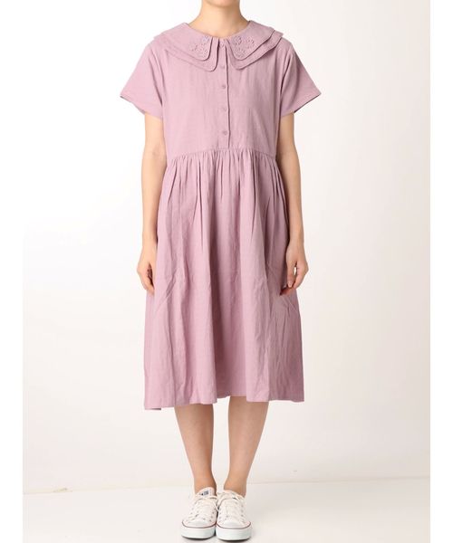 Merry Jenny メリージェニー の おはなカラーシャツワンピース ワンピース Wear