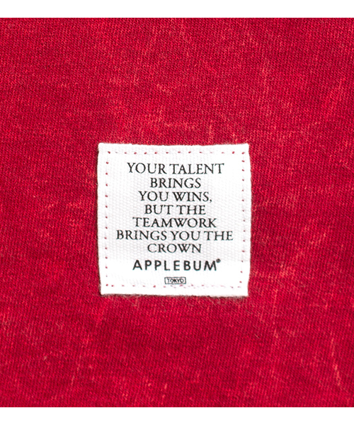 APPLEBUM(アップルバム)の「Tie Dye T-shirt(Tシャツ/カットソー・メンズ・ブラック/ネイビー/レッド・M/L/XL)」の5枚目の写真