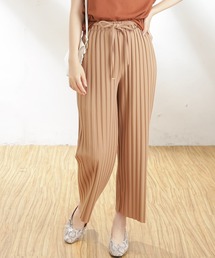 natural couture | 太プリーツリブカットパンツ(その他パンツ)