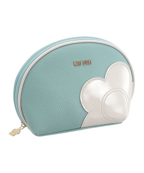 すぐ届く☆MARY QUANT ラウンドポーチL デイジー ギフトにも◎ 公式】【シュリンクデイジーパッチ ラウンドポーチL】マリー