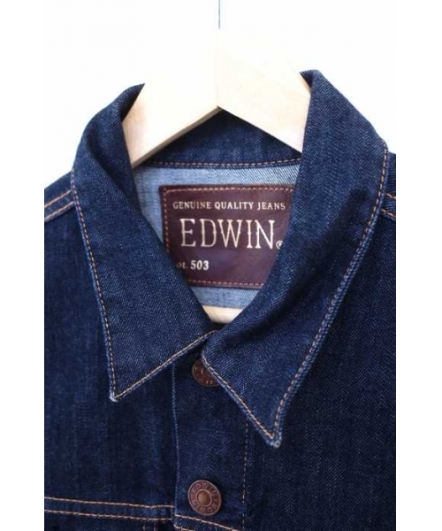 EDWIN - エドウィン 503 JK 長袖 デニムジャケット XS EDWIN G