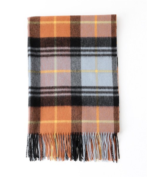 SLOBE IENAツイードミルSLOBE別注 チェックストール SLOBE IENA - TWEEDMILL/ツイードミル SLOBE別注 EX ストールの