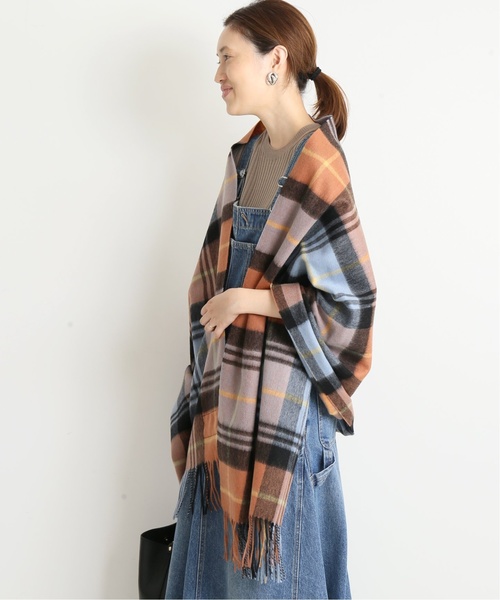 【新品未使用】SLOBE IENA TWEEDMILL ストール セール】TWEEDMILL×SLOBE別注 EX ストール◇（ストール/ショール