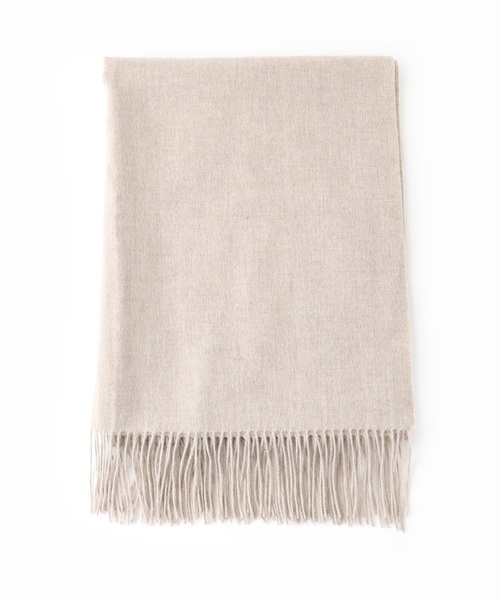 SLOBE IENA（スローブイエナ）の「TWEEDMILL×SLOBE別注 EX ストール◆（ストール/ショール・レディース・ベージュ/ナチュラル/ブルー/イエロー・FREE）」の22枚目の写真