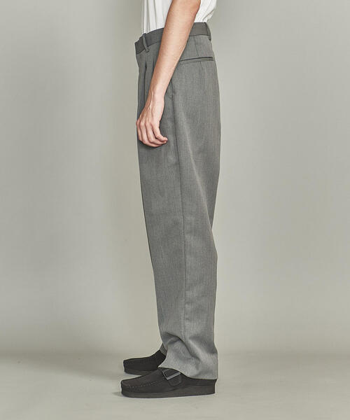 BEAUTY&YOUTH UNITED ARROWS(ビューティーアンドユースユナイテッドアローズ)の「BY TW サージ 2P ビッグシルエット パンツ(その他パンツ・メンズ・ブラック/グレー・S/M/L/XL)」の9枚目の写真
