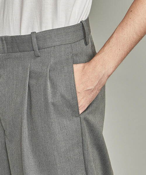 BEAUTY&YOUTH UNITED ARROWS(ビューティーアンドユースユナイテッドアローズ)の「BY TW サージ 2P ビッグシルエット パンツ(その他パンツ・メンズ・ブラック/グレー・S/M/L/XL)」の15枚目の写真