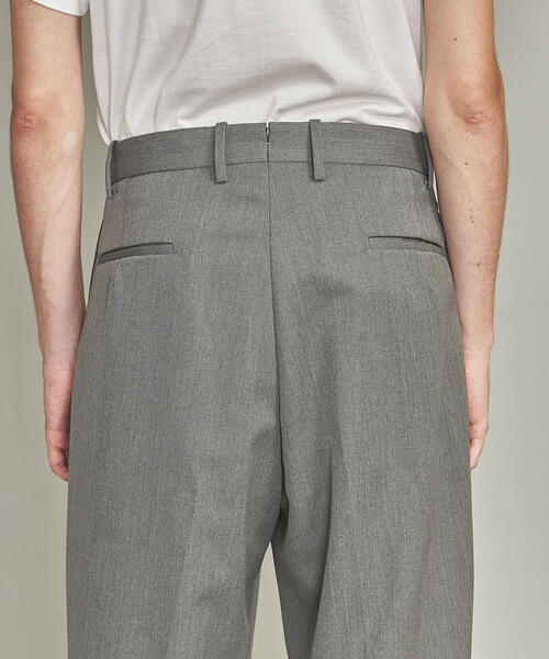 BEAUTY&YOUTH UNITED ARROWS(ビューティーアンドユースユナイテッドアローズ)の「BY TW サージ 2P ビッグシルエット パンツ(その他パンツ・メンズ・ブラック/グレー・S/M/L/XL)」の3枚目の写真