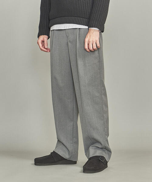 BEAUTY&YOUTH UNITED ARROWS(ビューティーアンドユースユナイテッドアローズ)の「BY TW サージ 2P ビッグシルエット パンツ(その他パンツ・メンズ・ブラック/グレー・S/M/L/XL)」の16枚目の写真