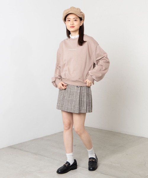 WEGO（ウィゴー）の「WEGO/【セットアップ対応商品】起毛チェックラップミニスカート（スカート・レディース・ブラウン系その他2/グレー系その他2・FREE）」の7枚目の写真