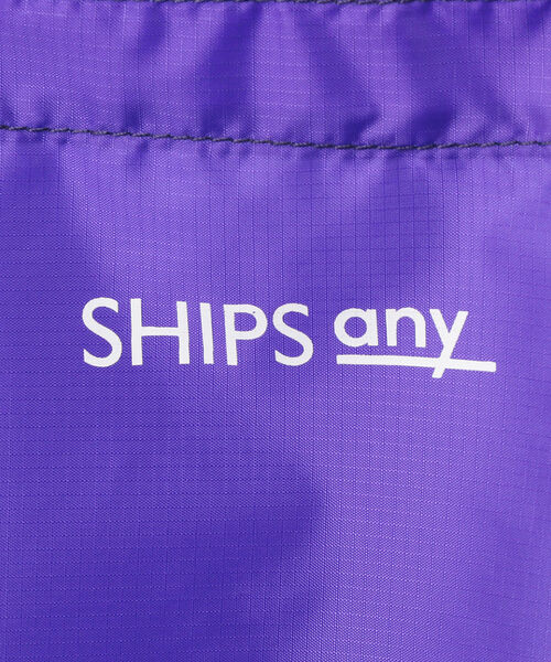 SHIPS any（シップス エニィ）の「SHIPS any: パッカブル エコショルダーバッグ（エコバッグ/サブバッグ・メンズ・ブラック/パープル/ネイビー/ブラウン/レッド/オリーブ/ホワイト/オレンジ/ピンク/ブラウン系その他/ダークグレー・ONE SIZE）」の20枚目の写真