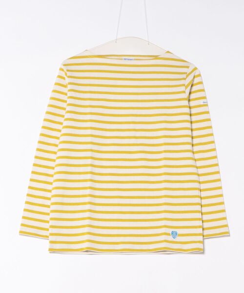 ORCIVAL(オーシバル)の「B211 COTTON LOURD Basque Shirt ボートネック コットンロード フレンチバスクシャツ(Tシャツ/カットソー・レディース・ホワイト/グレイッシュベージュ/ネイビー/キナリ/ブラック/ダークブラウン/ダークグレー/パープル系その他2/ベージュ系その他4/ネイビー系/ベージュ系その他5/ブラウン系その他/グレー系その他/パープル系その他/ベージュ系その他2/ブラック系その他/グレー系その他2/ベージュ系その他6/ベージュ系その他3/ベージュ系/グレー/アイボリー系1/アイボリー系2/ホワイト系その他/ブラウン系その他2/アイボリー系5/アイボリー系4/ベージュ系その他7/アイボリー系3/ホワイト系その他3/ホワイト系1/ホワイト系その他5/ホワイト系2/ホワイト系その他2/ホワイト系その他7/ホワイト系その他6/ホワイト系その他4/グリーン系その他/ダークブラウン系1/ブラック系その他2/ブルー系その他/グレー系その他3/ホワイト系4/ベージュ系1/ホワイト系3/ブルー系その他2・4/5/6/1/2/3/0/7/8)」の13枚目の写真