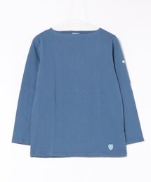 B211 COTTON LOURD Basque Shirt ボートネック コットンロード フレンチバスクシャツ