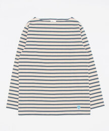 B211 COTTON LOURD Basque Shirt ボートネック コットンロード フレンチバスクシャツ