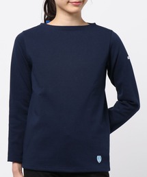B211 COTTON LOURD Basque Shirt ボートネック コットンロード フレンチバスクシャツ