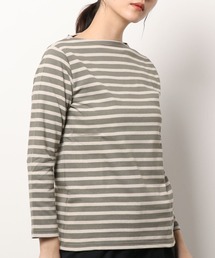 B211 COTTON LOURD Basque Shirt ボートネック コットンロード フレンチバスクシャツ
