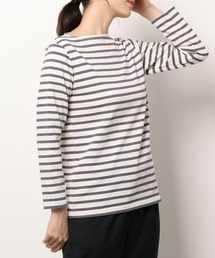 B211 COTTON LOURD Basque Shirt ボートネック コットンロード フレンチバスクシャツ