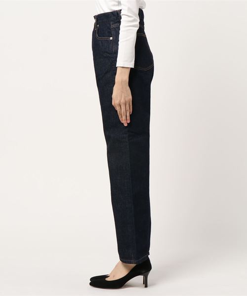 LOWRYS FARM(ローリーズファーム)の「CONEストレートパンツ 870623(デニムパンツ・レディース・オフホワイト/ブルー/ワンウォッシュ・MEDIUM/LARGE)」の4枚目の写真