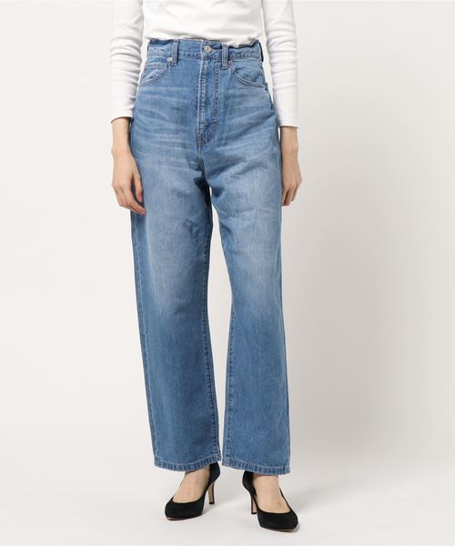 LOWRYS FARM(ローリーズファーム)の「CONEストレートパンツ 870623(デニムパンツ・レディース・オフホワイト/ブルー/ワンウォッシュ・MEDIUM/LARGE)」の7枚目の写真