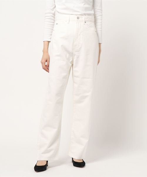 LOWRYS FARM(ローリーズファーム)の「CONEストレートパンツ 870623(デニムパンツ・レディース・オフホワイト/ブルー/ワンウォッシュ・MEDIUM/LARGE)」の6枚目の写真