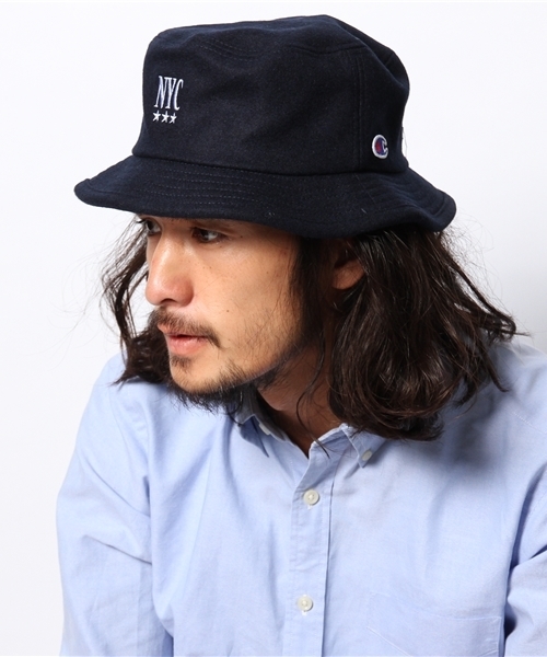 Champion（チャンピオン）の「∴WEGO/Championバケットハット（ハット・メンズ・ホワイト/グレー/ネイビー・FREE）」の8枚目の写真