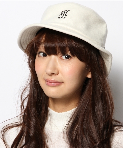 Champion（チャンピオン）の「∴WEGO/Championバケットハット（ハット・メンズ・ホワイト/グレー/ネイビー・FREE）」の4枚目の写真