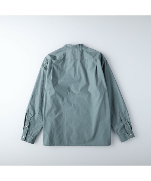 BACK NUMBER(バックナンバー)の「【BACK NUMBER】レギュラーバンドカラーシャツ(シャツ/ブラウス・メンズ・ホワイト/グリーン/ライトブラウン・M/L/XL)」の7枚目の写真