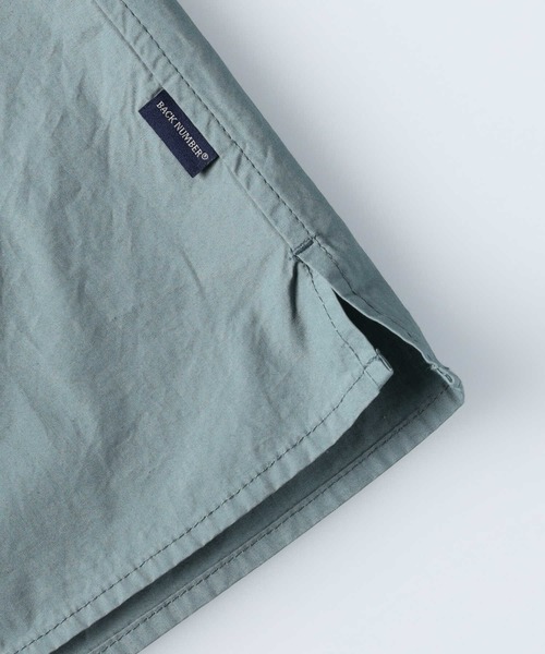 BACK NUMBER(バックナンバー)の「【BACK NUMBER】レギュラーバンドカラーシャツ(シャツ/ブラウス・メンズ・ホワイト/グリーン/ライトブラウン・M/L/XL)」の10枚目の写真