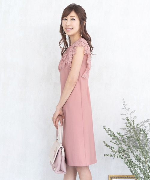 Prima Scherrer(プリマシェレル)の「ワンピース レース ポンチ Prima Scherrer(ワンピース・レディース・ネイビー/ホワイト/ピンク・M/S)」の10枚目の写真