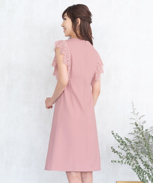 Prima Scherrer(プリマシェレル)の「ワンピース レース ポンチ Prima Scherrer(ワンピース・レディース・ネイビー/ホワイト/ピンク・M/S)」の4枚目の写真
