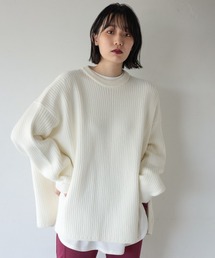 PAGEBOY | フロントスリットプルオーバー(ニット/セーター)