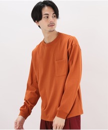 ヘビーオンスクルーネック ロングスリーブ　TEE