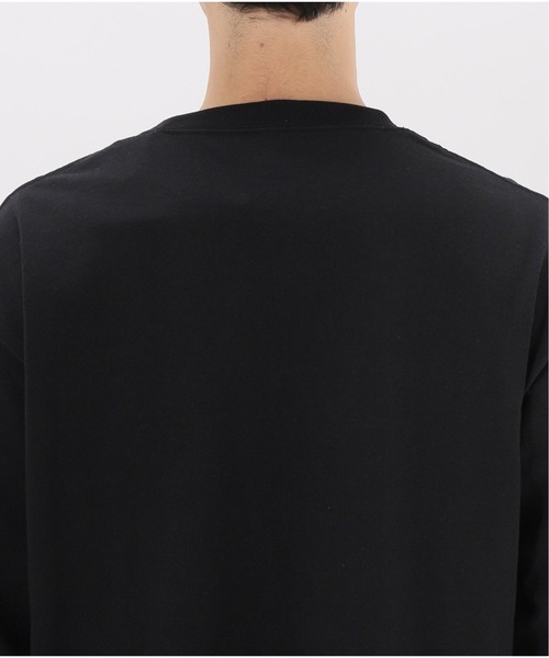 417 EDIFICE（フォーワンセブンエディフィス）の「ヘビーオンスクルーネック ロングスリーブ　TEE（Tシャツ/カットソー・メンズ・ブラック/ホワイト/キャメル/グリーン/オレンジ・SMALL/MEDIUM/LARGE）」の11枚目の写真