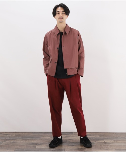 417 EDIFICE（フォーワンセブンエディフィス）の「ヘビーオンスクルーネック ロングスリーブ　TEE（Tシャツ/カットソー・メンズ・ブラック/ホワイト/キャメル/グリーン/オレンジ・SMALL/MEDIUM/LARGE）」の6枚目の写真