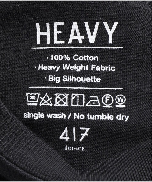 417 EDIFICE（フォーワンセブンエディフィス）の「ヘビーオンスクルーネック ロングスリーブ　TEE（Tシャツ/カットソー・メンズ・ブラック/ホワイト/キャメル/グリーン/オレンジ・SMALL/MEDIUM/LARGE）」の16枚目の写真