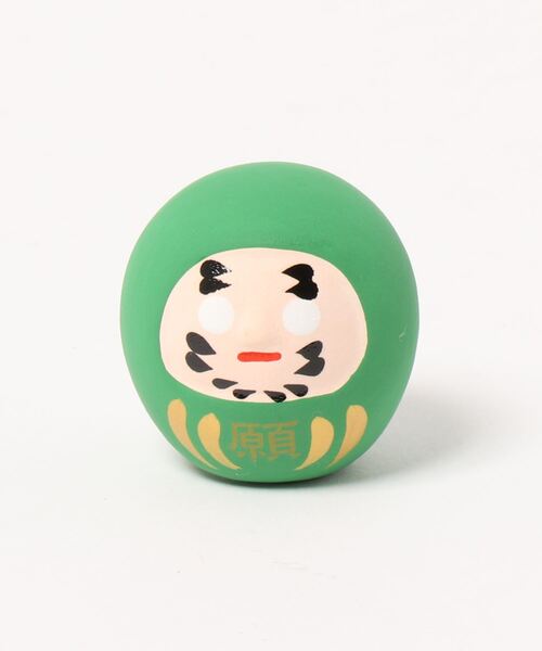 カヤ（カヤ）の「【カヤ】民芸陶器みくじ 達磨（フィギュア・レディース・イエロー/ホワイト/ブルー/グリーン/レッド/ピンク・FREE）」の3枚目の写真