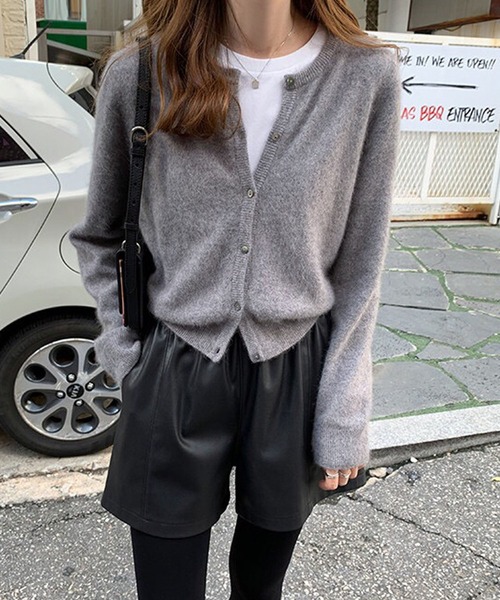 セール】クルーネックニットカーディガン（カーディガン/ボレロ