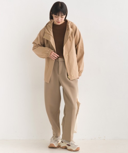 OMNES（オムネス）の「スポンジポンチタックパンツ（その他パンツ・レディース・ベージュ/モカ/ネイビー・LARGE/MEDIUM）」の8枚目の写真