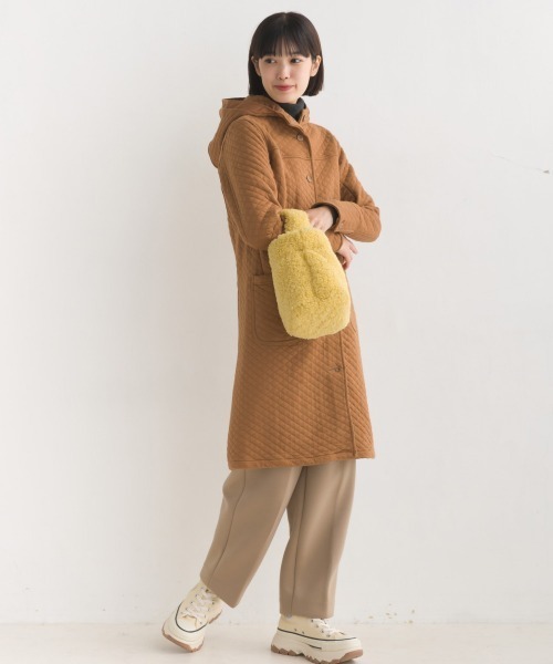 OMNES（オムネス）の「スポンジポンチタックパンツ（その他パンツ・レディース・ベージュ/モカ/ネイビー・LARGE/MEDIUM）」の9枚目の写真
