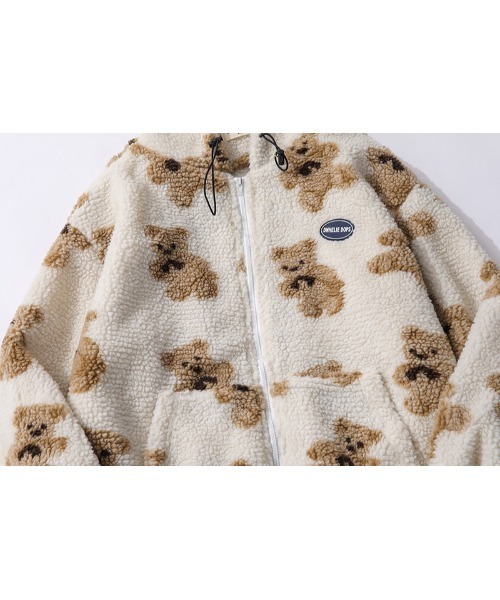 USA vintage くまさん柄 ボアブルゾン USA vintage くまさん柄 ボアブルゾン
