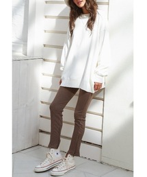 ALEXIA STAM | Zip Hem Rib Pants/ジップヘムリブパンツ(その他パンツ)